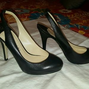 Ivanka Trump Black Slingback Stiletto